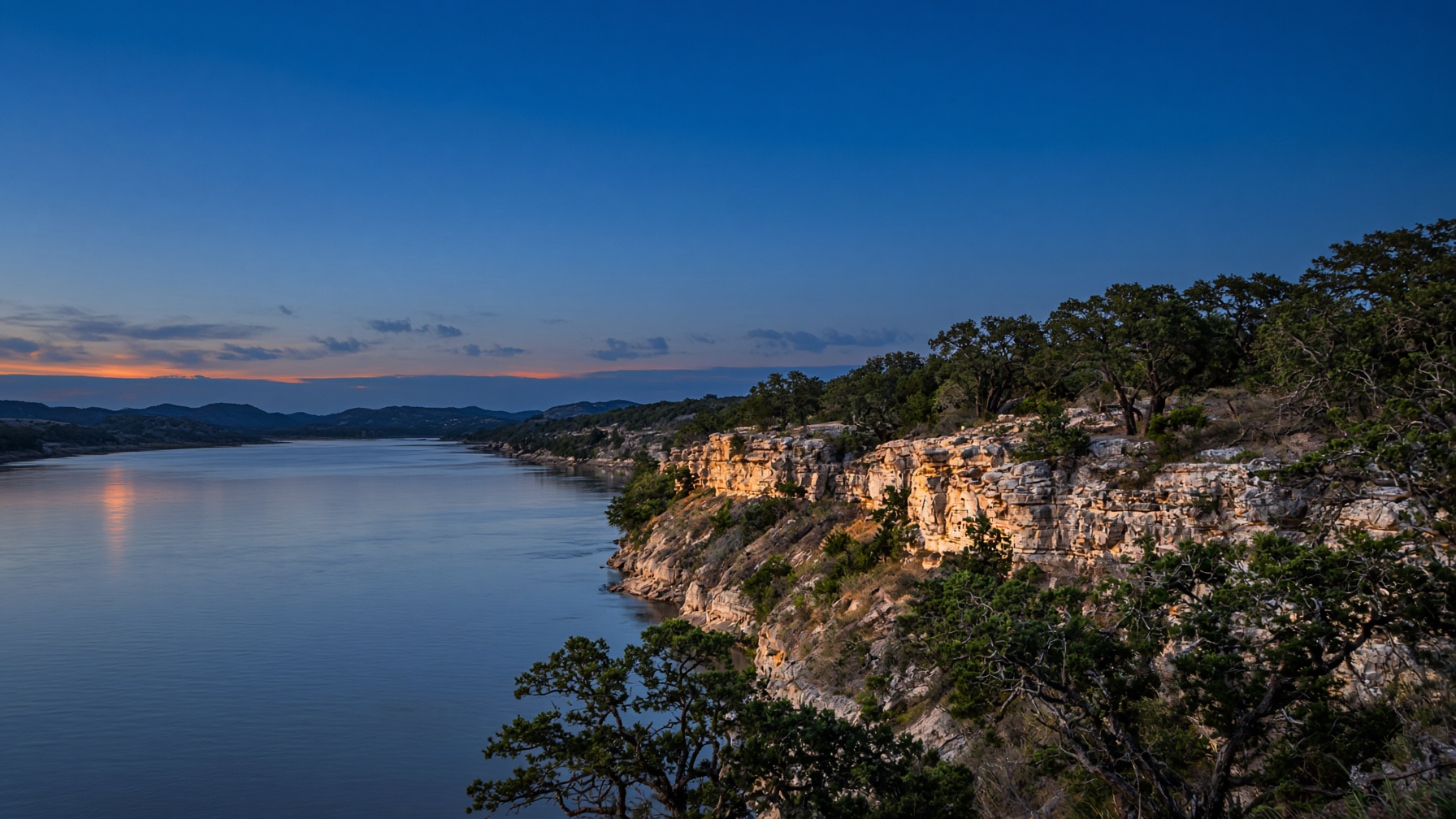 Hill Country around Marble Falls, the network core hub